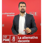 El secretario general del PSOE en Castilla y León, Luis Tudanca.-EL MUNDO