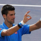 Djolovic celebra su victoria número 50 en un torneo.-Foto:   AP / MARK J. TERRILL