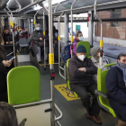 Fin de las mascarillas en el transporte público de Valladolid.- PHOTOGENIC