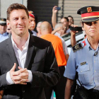 Messi llega al juzgado de Gavà para declarar, en septiembre del 2013.-Foto: JOAN CORTADELLAS
