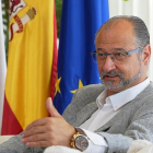 Luis Fuentes, presidente de las Cortes de CyL.-MIGUEL ÁNGEL SANTOS