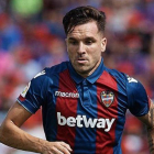 Toño García, en un partido con el Levante.-EFE / DAVID ALIAGA