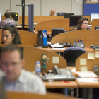 Trabajadores de una empresa del Centro Tecnológico de Boecillo, Valladolid.-Pablo Requejo