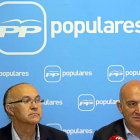 Ramiro Ruíz Medrano y Jesús Julio Carnero, en la valoración de los resultados en las elecciones autonómicas y municipales.-Ical