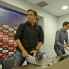 Xavi Pascual, en el acta de su despedida del Barça el pasado junio-MONICA TUDELA