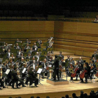 La Orquesta Sinfónica de Castilla y León durante un concierto en el Centro Cultural "Miguel Delibes" de Valladolid-Ical
