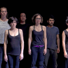 Eva Beijneveld, Belén de Santiago, Rennier Piñero, Lucía Miranda, Efraín Rodríguez y Laura Santos.-Pedro Gato.