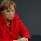 La cancillera Angela Merkel, el lunes.-/ REUTERS / AXEL SCHMIDT