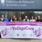 La Federación de Baloncesto inicia la campaña #YoDigoCero. / FBCYL