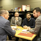 Tudanca mantiene una reunión con de la Asociación de Jugadores Patológicos Rehabilitados de Valladolid.-ICAL