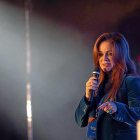 Silvia Clemente, durante su intervención.-ICAL