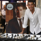 Cristiano Ronaldo, durante el acto de presentación de su perfume.-EFE / ÁNGEL DÍAZ