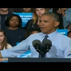 Discurso de Obama contra los republicanos en Carolina del Norte.-YOUTUBE