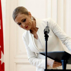 Cristina Cifuentes, el día que presentó su dimisión.-EFE / EMILIO NARANJO