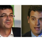 Enric Morera y Albert Rivera.-