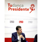 El candidato del PSOE a la Presidencia de la Junta, Luis Tudanca-Ical