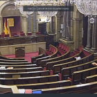 El Parlament de Cataluña, vacío-EL PERIÓDICO