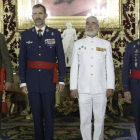 El rey Felipe, ayer en el Palacio Real, en una audiencia militar a los tres ejércitos.-Foto: EFE / ÁNGEL DÍAZ