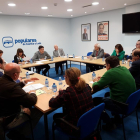 Reunión del lunes del comité organizador en la que se cambiaron las normas-E. M.