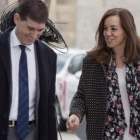 La exconsejera delegada de la candidatura olímpica Madrid 2016, Mercedes Coghen, a su llegada al juicio este jueves.-EFE / CATI CLADERA