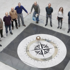 De izquierda a derecha. Irene Heras, María Jesús Santos, Javier Iglesias, José Miguel Mateos, Santiago Velasco, Antonio Calvo-Hernández, Antonio González, Juan Antonio White, Alejandro Medina, Rosa Merchán y Julián González.-ECB