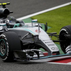 Nico Rosberg, durante la calificación del GP de Japón, este sábado.-REUTERS / THOMAS PETER
