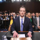 Zuckerberg, en el Senado-AFP / JIM WATSON