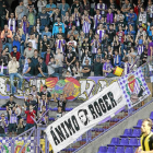 Curva en la que se ubica el grupo Ultras Violetas, durante el partido contra el Betis-J.M.Lostau