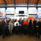 Inauguración de las nuevas instalaciones del Mercado del Val a la que asisten la consejera de Economía, Pilar del Olmo, y el alcalde de Valladolid, Óscar Puente, entre otros-ICAL