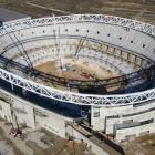 Estado de las obras del nuevo estadio del Atlético.-