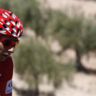 Nairo Quintana, durante la 18º etapa de la Vuelta.-EFE / JAVIER LIZÓN