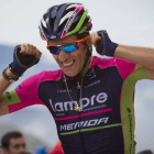 Przemyslaw Niemiec, ganador en Los Lagos de Covadonga.-Foto: AFP / JAIME REINA