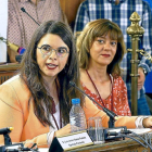 Las diputadas provinciales del Grupo de Ciudadanos, Gema Gómez y Nuria Duque.-MIGUEL ÁNGEL SANTOS