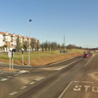 Colisión entre una moto y un turismo en el kilómetro uno de la carretera CL-512, en Salamanca.-Google Maps