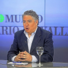 Tomás Burgos en su intervención en ‘La Quinta Esquina’, emitido anoche en La 8 de Valladolid.-C. CASTILLO