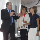 El presidente de la Junta de Castilla y León, Juan Vicente Herrera, y la Ministra de Agricultura y Pesca, Alimentación y Medio Ambiente, Isabel García Tejerina, inauguran la planta de especialidades líquidas de la Azucarera.-ICAL