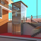 Diseño de los ascensores que lucirá la zona de San Isidro en enero. E.M.