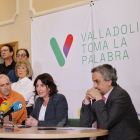 María Sánchez durante la presentación de las candidaturas a las primarias de Valladolid Toma La Palabra.- ICAL