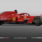 El nuevo Ferrari SF71H.-/ AFP / FERRARI PRESS OFFICE