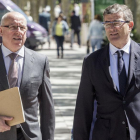 Alfonso Centeno y su abogado se dirigen al Tribunal Superior de Justicia de Castilla y León-SANTI OTERO