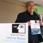 El presidente del Movimiento contra la Intolerancia, Esteban Ibarra, presenta el Informe Raxen de Castilla y León.-ICAL