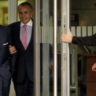 Álvaro Lapuerta, saliendo del juzgado-EL PERIÓDICO