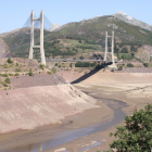 Imagen del embalse leonés de los Barrios de Luna, afectado por la sequía y la escasez de precipitaciones.-ICAL