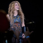 Shakira, el pasado martes en Madrid.-EFE / LUCA PIERGIOVANNI