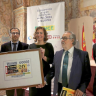 Arancha Casado, Ismael Pérez y, María Josefa García Cirac en la presentación de la nueva edición de Intur.-ICAL