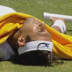 Marcos Baghdatis, fulminado en pleno partido por un golpe de calor.-