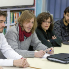 Imagen de archivo de Pablo Fernández y Charo Chávez en un acto electoral de Sí Se Puede Valladolid.-Pablo Requejo