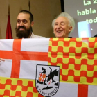 Los promotores de Tabarnia, con Albert Boadella como presidente en el exilio, este martes en Madrid.-JUAN MANUEL PRATS
