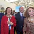 Martínez Majo, García Cirac, Antonio Silván y la alcaldesa de Ponferrada, Gloria Fernández Merao.-ICAL