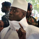 Yahya Jammeh, en el 2016, cuando aún era presidente de Gambia.-ARCHIVO